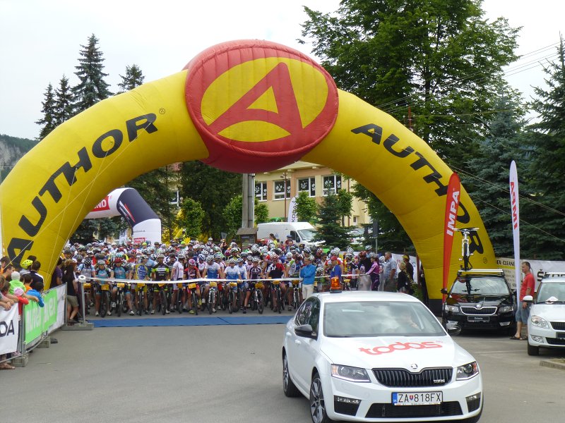 AUTHOR ŠKODA bikemaratónu Súľovské skaly 2014